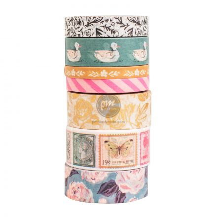 Gói 3 băng keo washi brave and bold