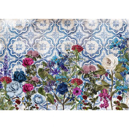 Giấy dán gỗ mẫu burgundy woods - 11.5" x 16.25"