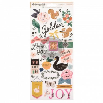 Bộ sticker mẫu marigold (72 miếng)