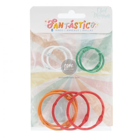 Khoen màu đóng sổ/Scrapbook (8 cái)