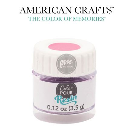 Bột nhiệt nhuộm resin 12 oz. - tím sang hồng