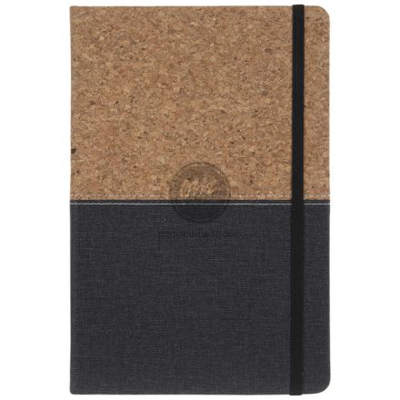 Sổ vẽ sketchbook bìa vải màu đen và gỗ bần
