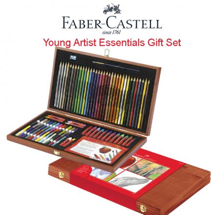 Bộ chì Faber-Castell Young Artists' Essentials hộp gỗ