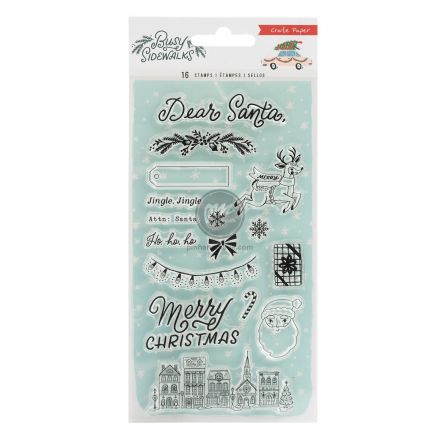 Bộ 16 dấu in trong mẫu dear santa