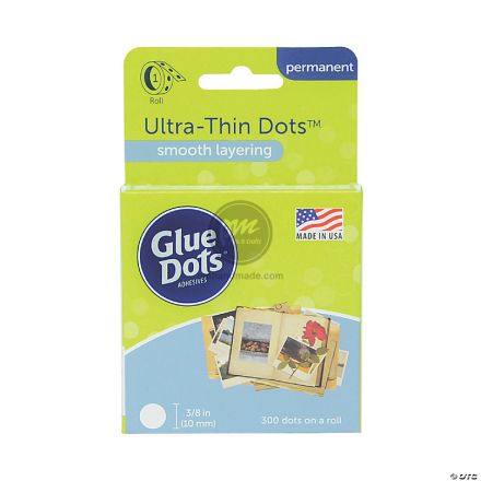 Cuộn keo dán 2 mặt Glue Dots hình tròn 300 miếng