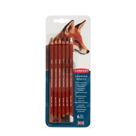 Bộ 6 chì vẽ Derwent