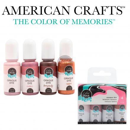 Màu nhuộm resin hiệu AC - bộ nhóm màu opaque natural