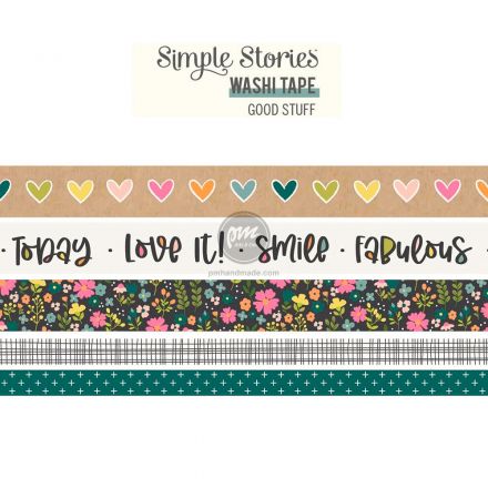Gói băng keo Washi Tape chủ đề Good Stuff