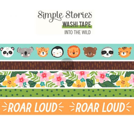 Gói băng keo Washi Tape chủ đề into The Wild