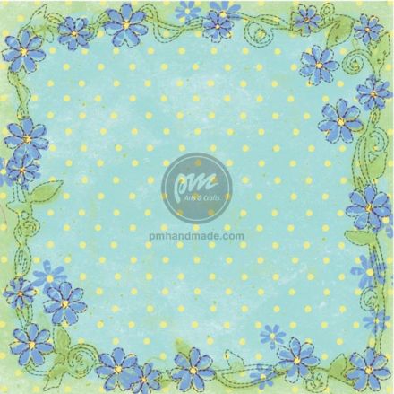 Giấy paper pad lẻ mẫu art stitches isabella 12x12 inch