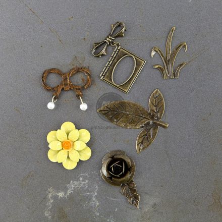 Bộ charm 7 miếng kim loại - Trinkets Recollection