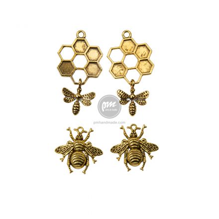 Bộ charm - Miel Collection 4 cái