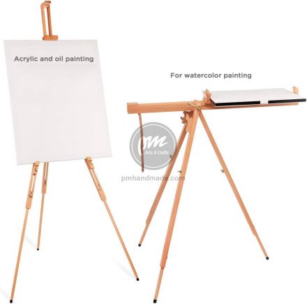 Giá vẽ gỗ có thể điều chỉnh màu tự nhiên