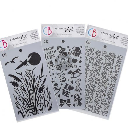 Ciao Bella Stencil Art Stencil 5"X8"