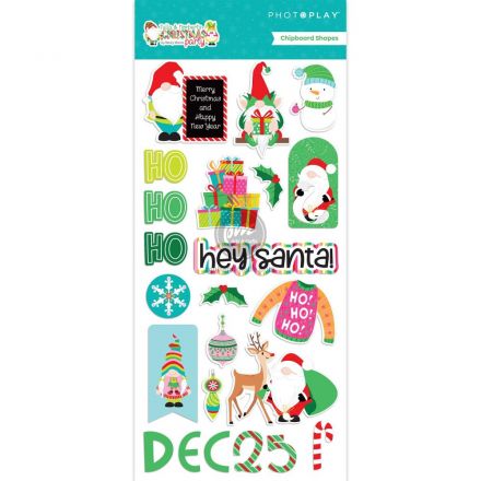 Bộ chipboard mẫu Tulla & Norbert's Christmas Party