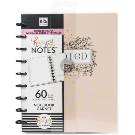 Sổ Notebook 60 tờ in chữ NOTED 17.8 x 23.4 cm