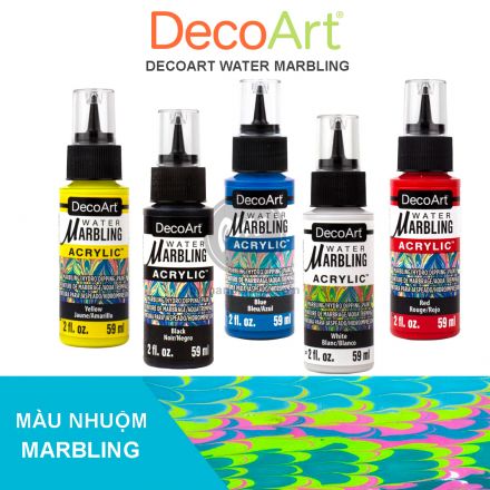 Màu ấn thủy DecoArt - water marbling paint