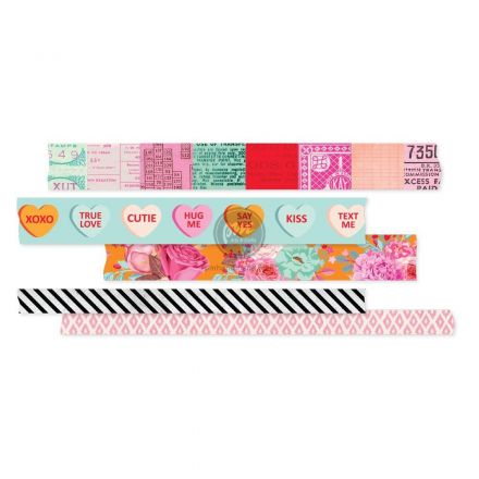 Gói băng keo Washi Tape chủ đề Heart Eyes