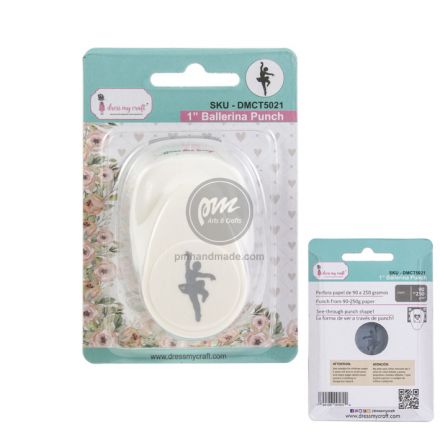 Bấm giấy mẫu bale 2.54 cm Dress my craft