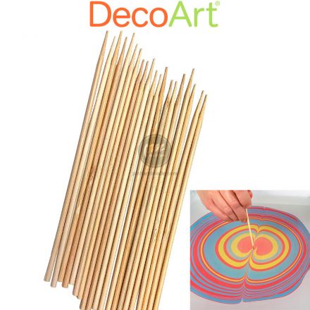 10 cây que khuấy màu nhuộm ấn thủy