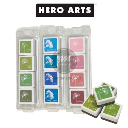 Set 4 hộp mực in dấu Hero Arts