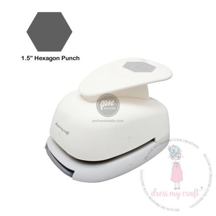 Dụng cụ bấm giấy hình lục giác 3.84cm