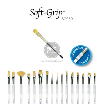 Cọ vẽ soft grip oval
