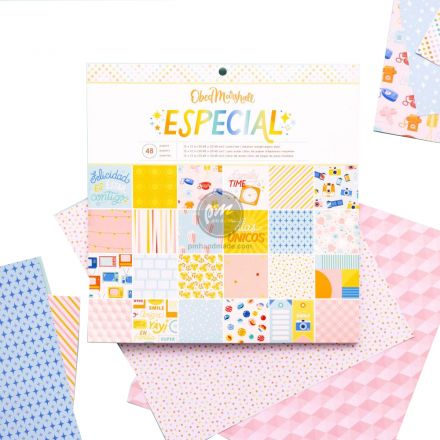 Giấy paper pad mẫu Obed Marshall 12"x12" (tờ lẻ)