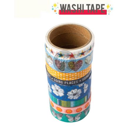 Gói 3 băng keo Washi chủ đề where to next