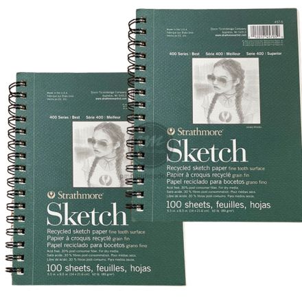 Sổ vẽ Strathmore recycle sketch 400 S size 5.5"X8.5"