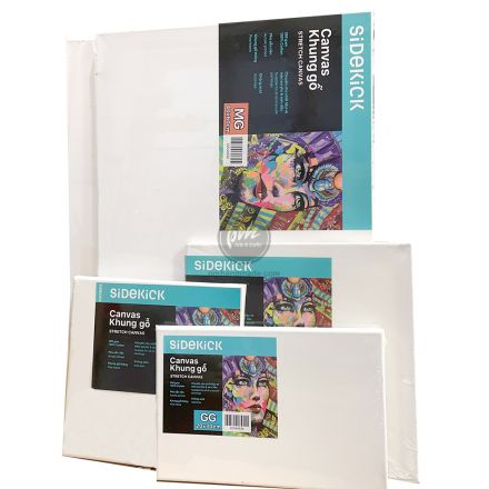 Khung canvas sidekick màu trắng