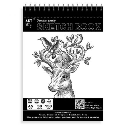 Sổ vẽ Sketch Book Little Birdie Premium Quality a5