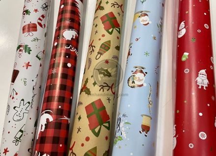 Giấy gói quà Giáng Sinh 70x50 cm