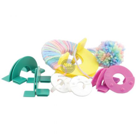 Bộ 4 dụng cụ làm pom pom nhiều size