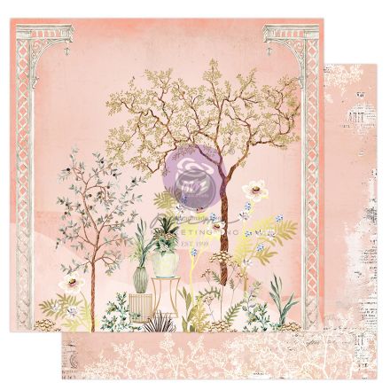 Giấy paper pad lẻ mẫu floral-filled 12"x12"