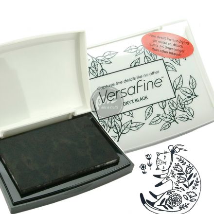 Mực in dấu màu đen onyx black pigment Versafine