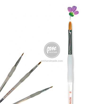 Cọ vẽ soft-grip combo filbert