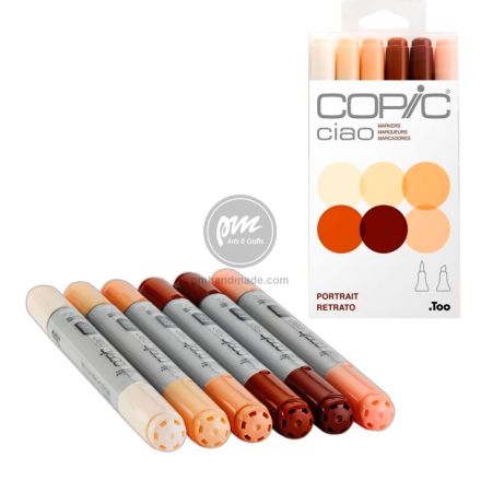 Bộ bút Copic ciao 6 màu portrait