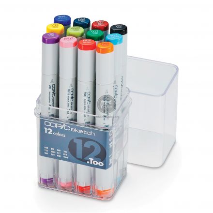 Bộ bút Copic sketch 12 màu basic