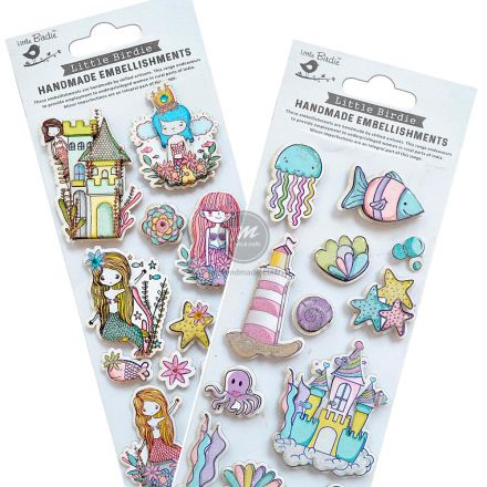 Bộ sticker tiên cá/đại dương