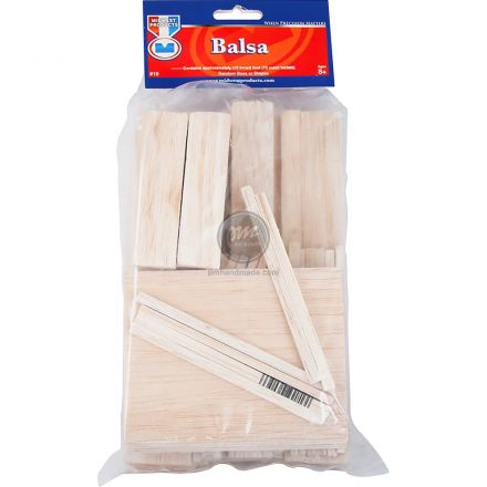 Gói gỗ Balsa làm mô hình dạng tấm và thanh dài
