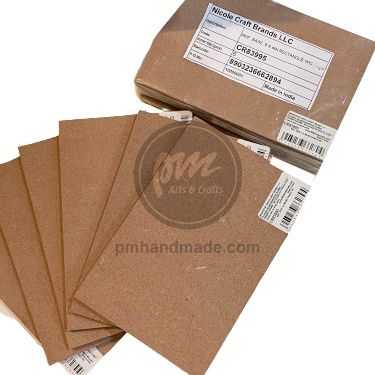 Tấm gỗ MDF size 15.24 X 10.16 cm