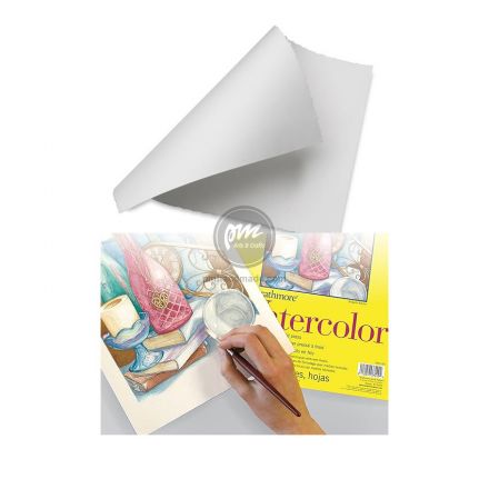 Giấy vẽ màu nước Strathmore Watercolor S300 45x61 cm - tờ lẻ