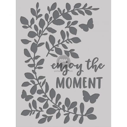 Stencil mẫu Enjoy The Moment 6"X8"