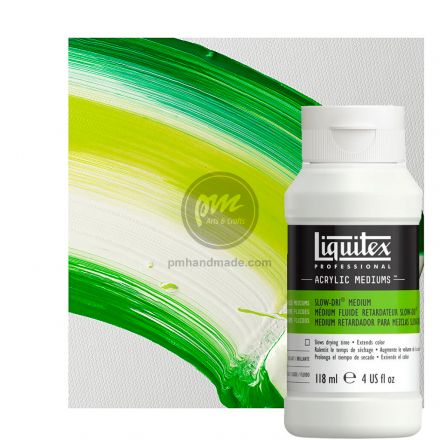 Dung môi làm lâu khô màu acrylic - Slow dri medium 118ml