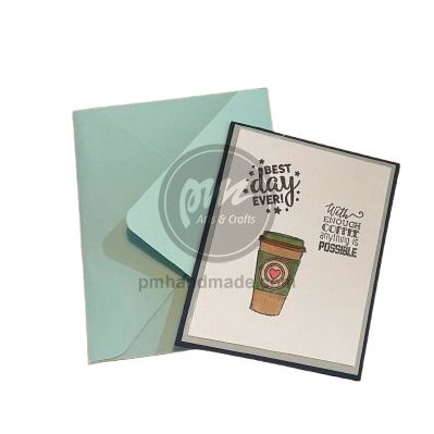 Thiệp mẫu coffee bottle 8.4 x 10.4 cm