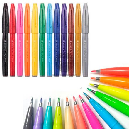 Bút viết thư pháp Pentel touch SES15C