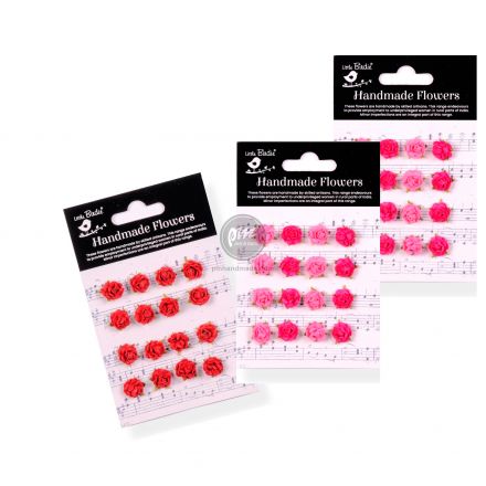 Set hoa hồng giấy size mini