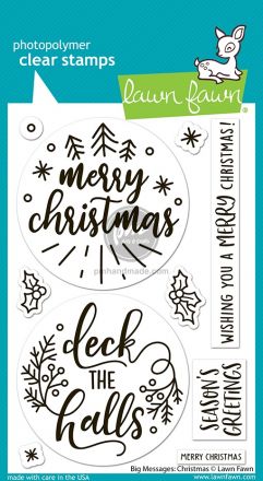 Bộ dấu in trong mẫu Big Messages Christmas