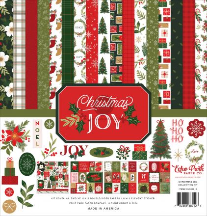 Bộ kit giấy in hình họa tiết Christmas Joy